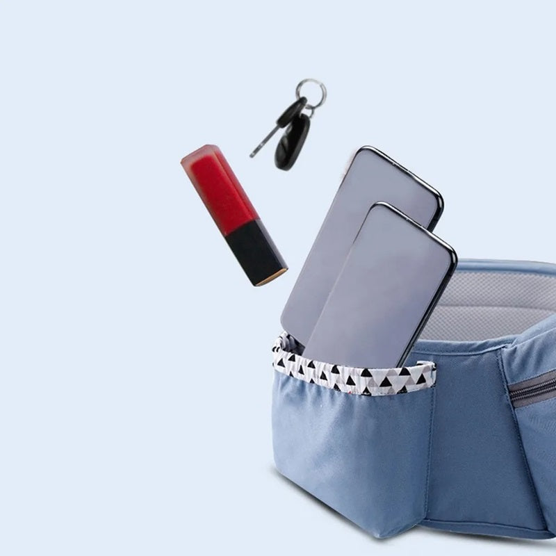 Praktische Babytrage mit Kängurutasche