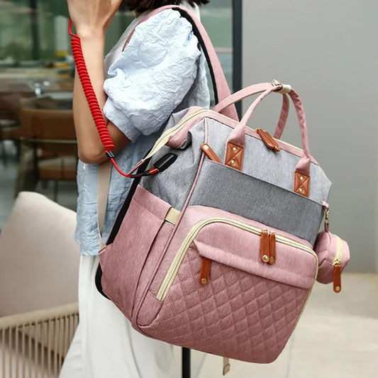 Sac à Langer Bébé Sac à Dos 3-en-1