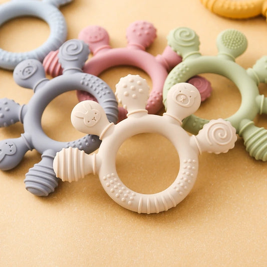 Anneau de Dentition en Silicone pour Bébés