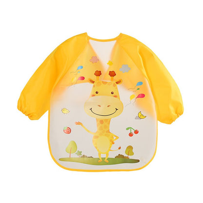 Children's long-sleeved bib apron 