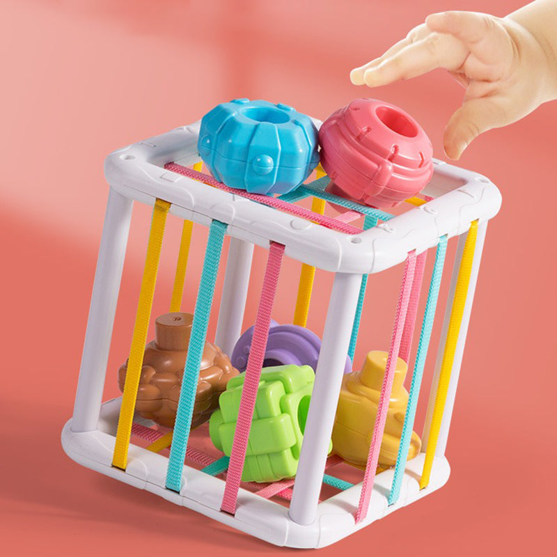 Jeu de Tri de Blocs en Formes Colorées pour Bébé