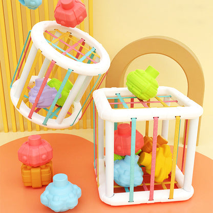 Jeu de Tri de Blocs en Formes Colorées pour Bébé