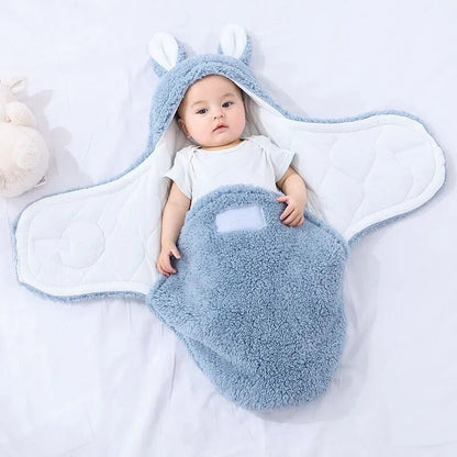 Soft and warm rabbit bunting nest for baby