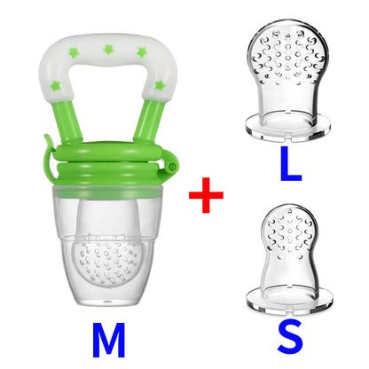 Bpa-free silicone fruit pacifier for babies, 3 sizes 
