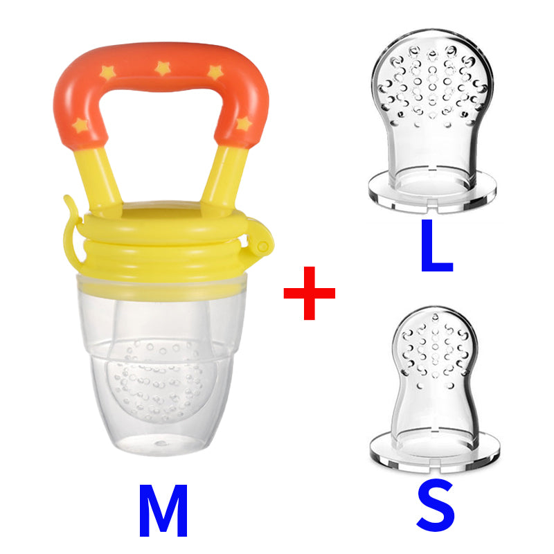 Bpa-free silicone fruit pacifier for babies, 3 sizes 