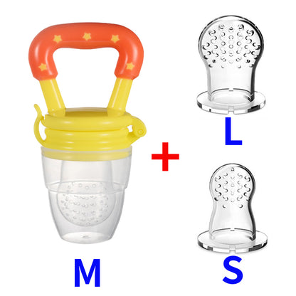 Bpa-free silicone fruit pacifier for babies, 3 sizes 