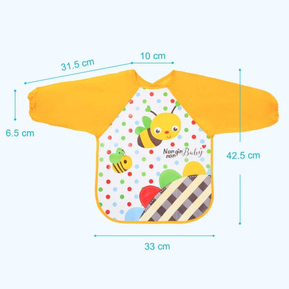 Children's long-sleeved bib apron 