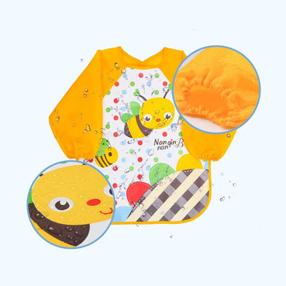 Children's long-sleeved bib apron 