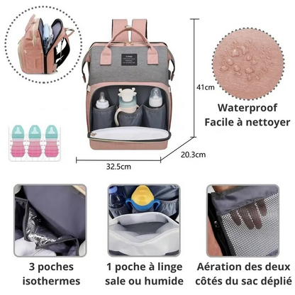 Wickelbetttasche – Geräumig und funktional 