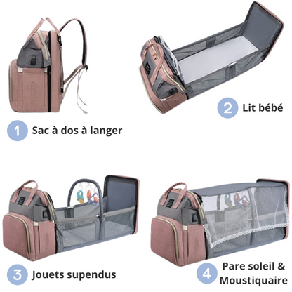 Wickelbetttasche – Geräumig und funktional 