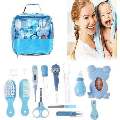Babypflegeset 12-teilig, komplettes tragbares Toilettenset 