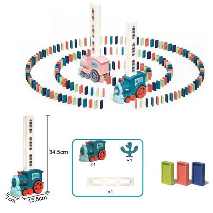 Automatic Domino Train Toys 63 pcs 