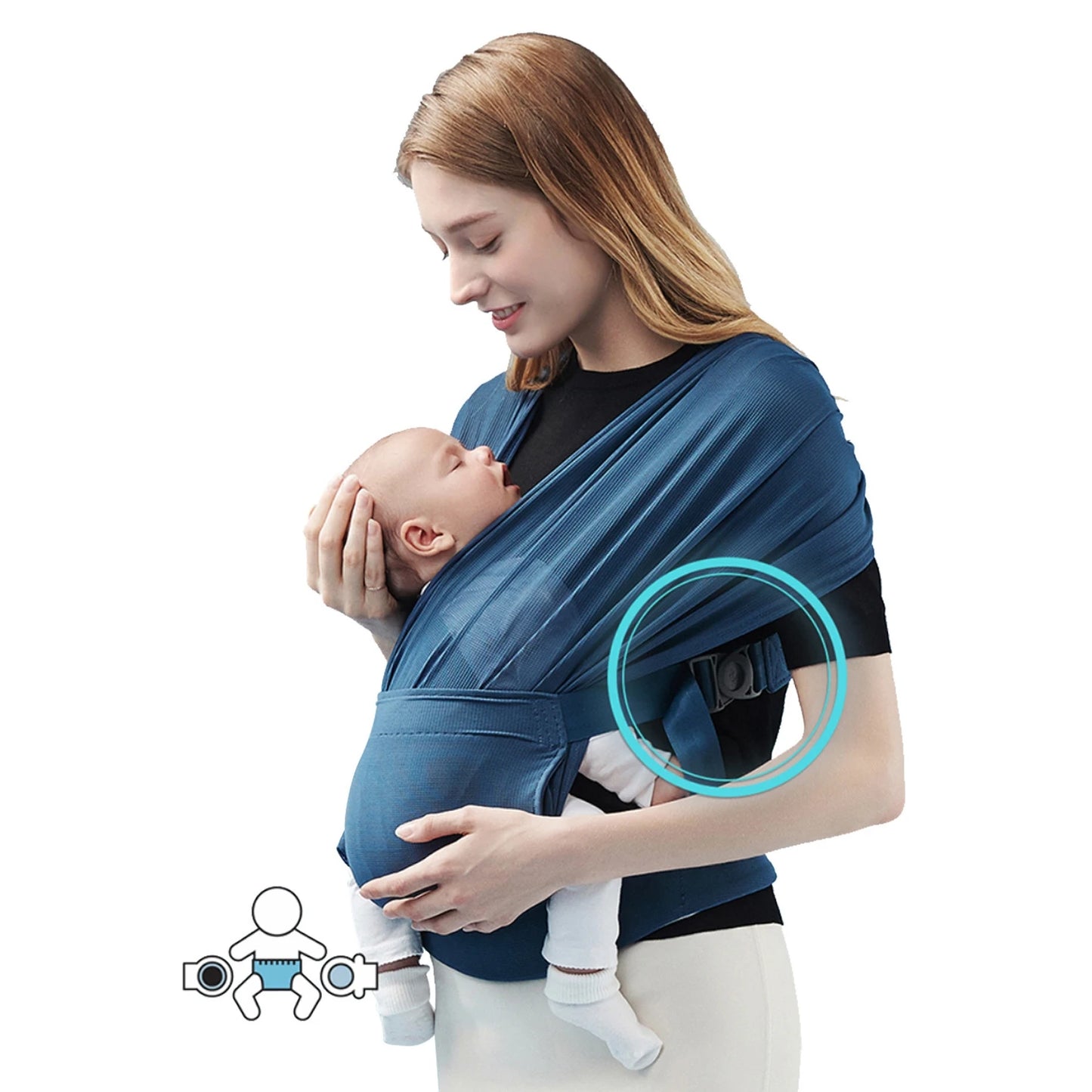 Verstellbare, ergonomische Babytrage
