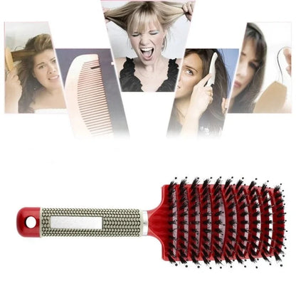 Brosses à cheveux démêlante en poils de sanglier
