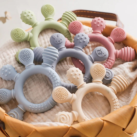 Anneau de Dentition en Silicone pour Bébés