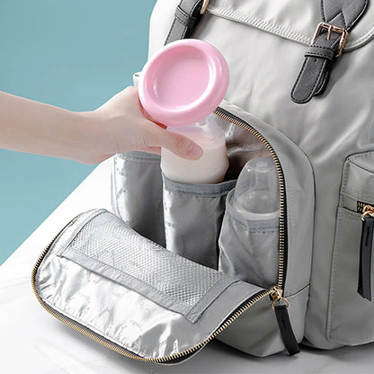 Breast pump silicone suction cup holder 75 ml with lid