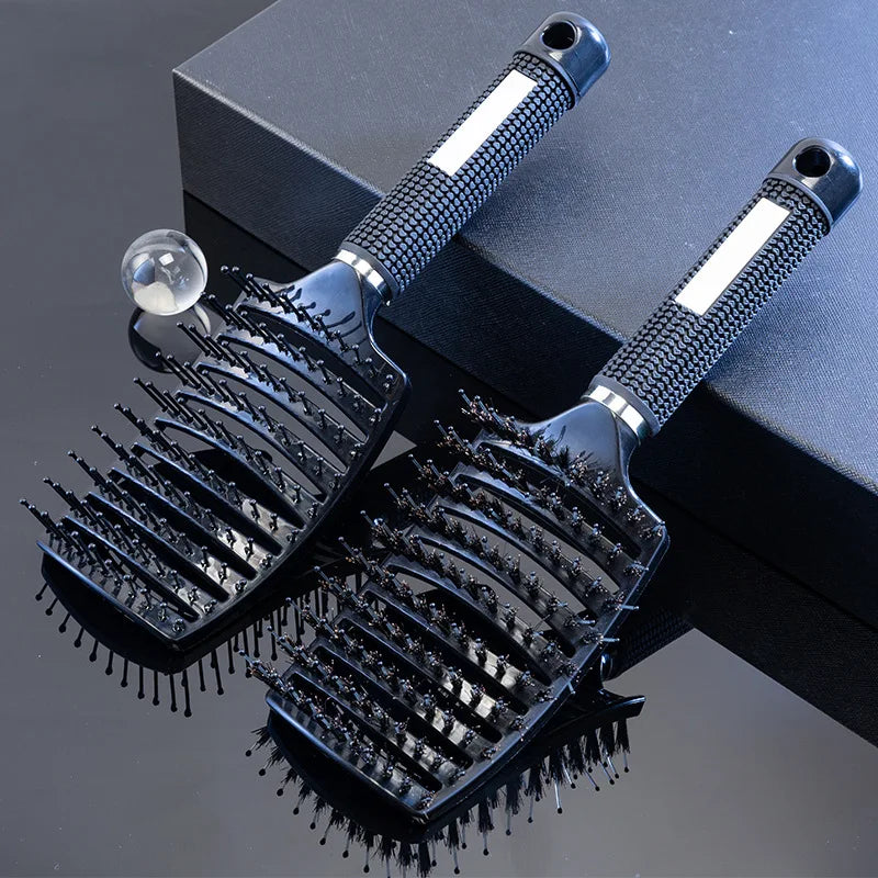 Brosses à cheveux démêlante en poils de sanglier