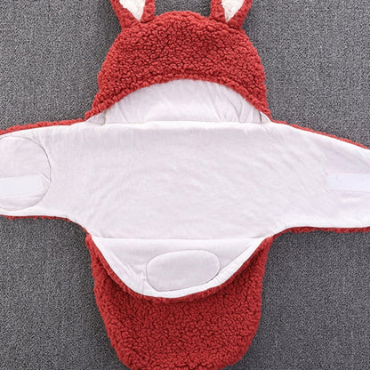 Soft and warm rabbit bunting nest for baby