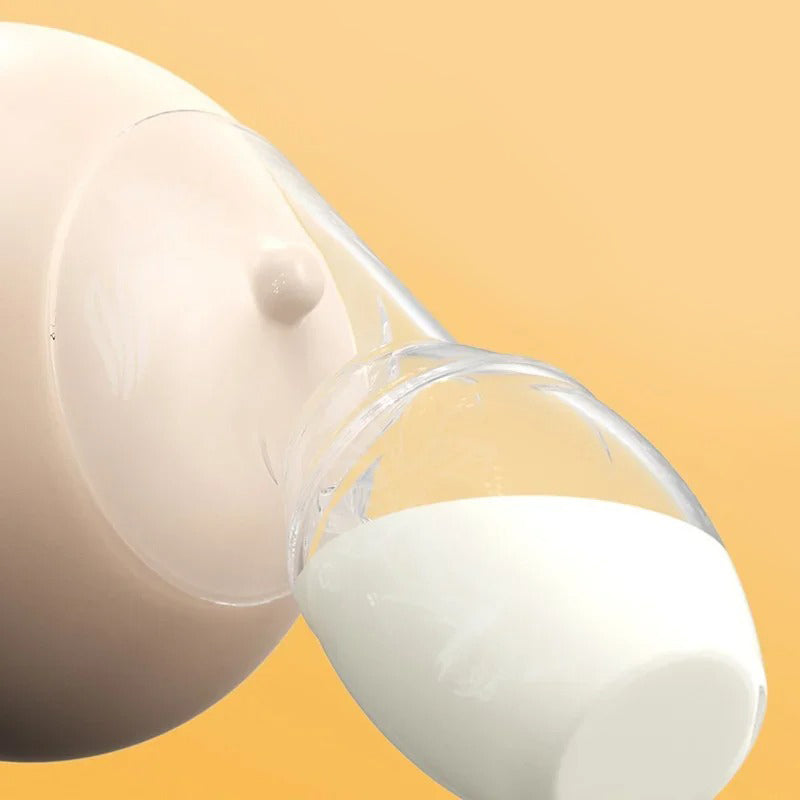 Breast pump silicone suction cup holder 75 ml with lid