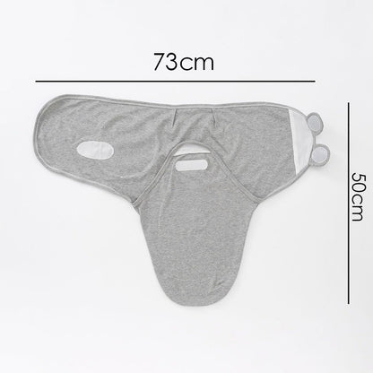 Cotton Swaddle Blanket with Bonnet