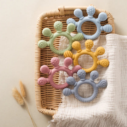 Anneau de Dentition en Silicone pour Bébés