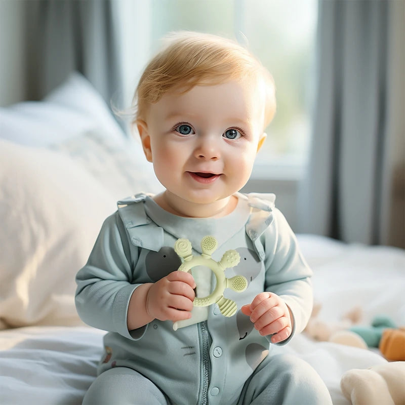 Anneau de Dentition en Silicone pour Bébés
