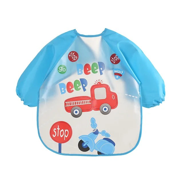 Children's long-sleeved bib apron 