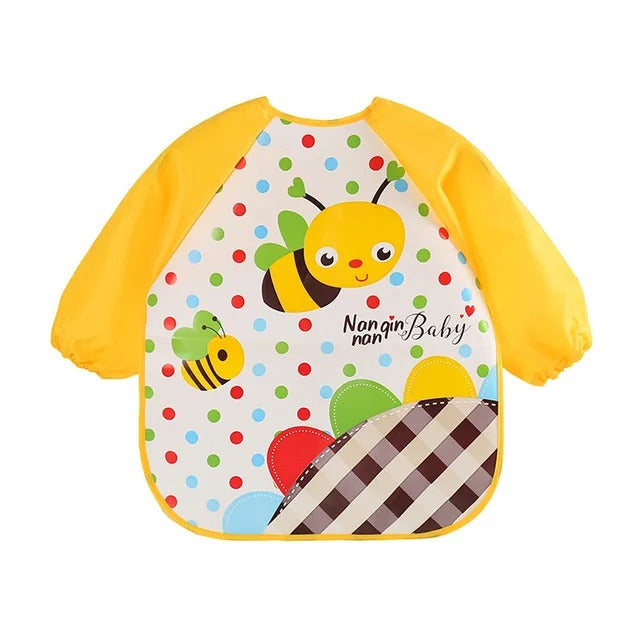 Children's long-sleeved bib apron 