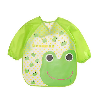 Children's long-sleeved bib apron 