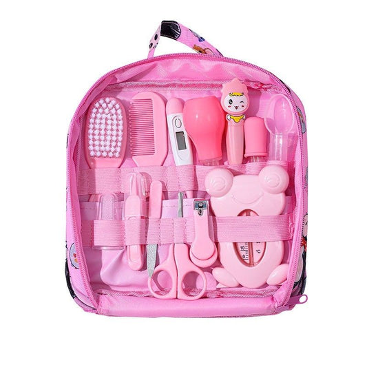 Kit de Soin Bébé 12pcs, Trousse complète Portable de Toilette