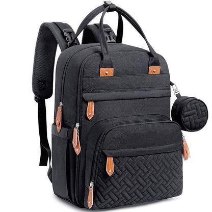 Large capacity Diaper Bag with detachable pacifier case 