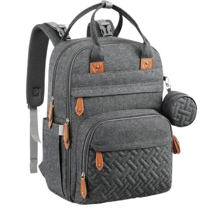 Large capacity Diaper Bag with detachable pacifier case 