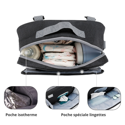 Wasserdichte Wickeltasche - Kinderwagentasche