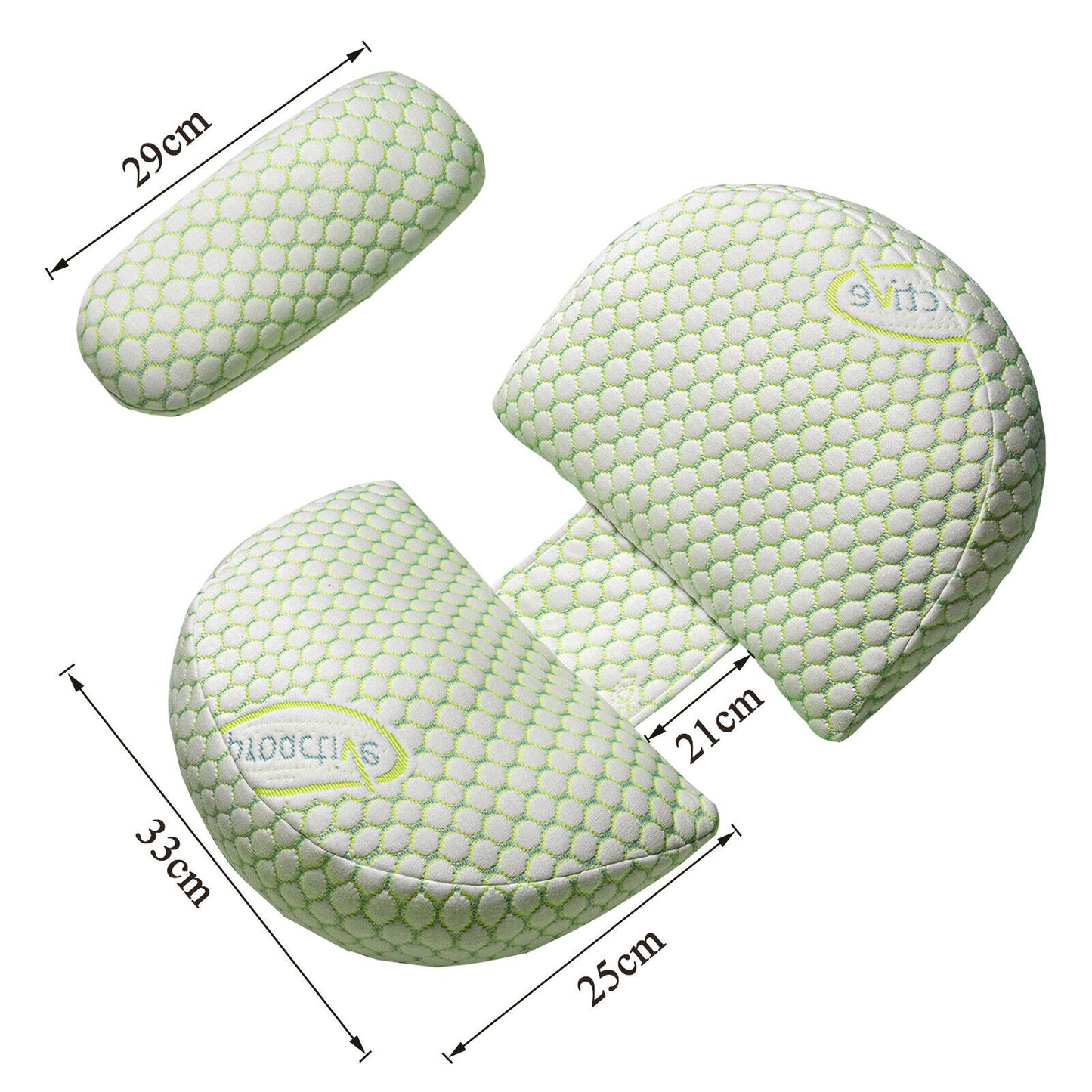 U-shaped pregnancy pillow