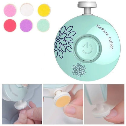 Kit manucure électrique - sûr et efficace pour des ongles de bébé parfaitement taillés - Storeyza